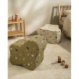 Wigiwama Zelen otroški tabure iz tkanine bouclé/iz šenilje Terrazzo Cloud – | Shoptok.si