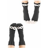 Denokids Monster Gray Boys 2-Pack Socks Set Cene