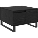 vidaXL Klubska miza Črni hrast 55 x 55 x 36.5 cm Konstruiran les, (5000083355) | Shoptok.si