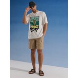 Sinsay Pamučna majica s ljetnim printom | shoptok.hr