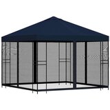  Vrtni gazebo s stranskimi stenami 3 x 3 m Modra, (5000234208) | Shoptok.si