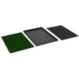  Toaleti za ljubimce s pladnjem i travom 2 kom zeleni 76x51x3 cm | shoptok.hr