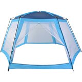 Šator za bazen od tkanine 590 x 520 x 250 cm plavi | shoptok.hr