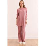 Olalook ženski set top i palazzo TKM-19000180, Dried Rose-Pink Cene