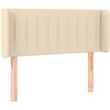 Maison Chic vzglavna omarica - nočna omarica - posteljna omarica z ušesi krem 93x16x78/88 cm blago, (21711954) Cene
