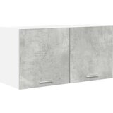 vidaXL Viseča omarica s polico Riga Betonsko siva 80 x 31 x 40 cm | Shoptok.si