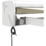 Tenda na uvlačenje krem 3,5 x 2,5 m od tkanine i aluminija Slike