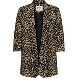 Only Blazer 'ONLELLY' bež / karamel / črna | Shoptok.si