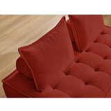 Bobochic Paris Opečnato oranžna sedežna garnitura iz tkanine bouclé 175 cm Elisa – | Shoptok.si
