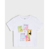 Sinsay Pamučna majica s ljetnim printom | shoptok.hr