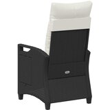  Ležaljka u vrtu Crna i Krema 56 x 60 x 112 cm poliratan | shoptok.hr