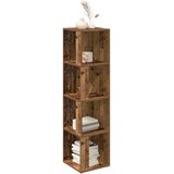  Kutni ormarić boja staro drvo 33x33x132 cm konstruirano drvo | shoptok.hr