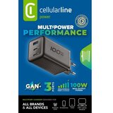 Cellular Line kućni punjač, GAN+ USB-A/2x, USB-C/1x, 100W | shoptok.hr