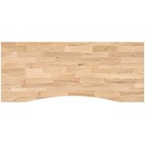  Stol Crna i prirodna 120 x 60 cm Čvrsto Hrastovo Drvo | shoptok.hr