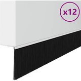  Držač četke za vrata 12 kom. Bijelo 100 cm Aluminijski legura | shoptok.hr