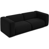Makamii Črna žametna sedežna garnitura 228 cm Ekahi – | Shoptok.si