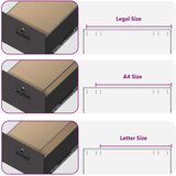 Kabinet za datoteke s ladicama 2 pcs Crna 44 x 50 x 106.5 cm | shoptok.hr