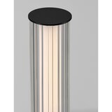 Nova Luce Mat crna LED stojeća svjetiljka aluminijska s mogućnosti zatamnjivanja sa staklenim sjenilom (visina 130 cm) Glovia – | shoptok.hr