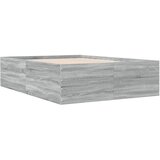  Okvir za krevet boja hrasta 140x190 cm od konstruiranog drva | shoptok.hr