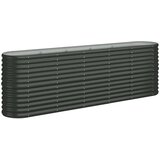  Povišena vrtna gredica od čelika 224 x 40 x 68 cm antracit | shoptok.hr