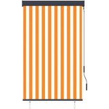  Vanjska roleta 100 x 250 cm bijelo-narančasta | shoptok.hr