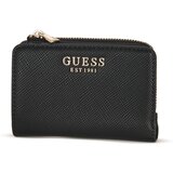 Guess Denarnice BLA LAUREL LARGE ZIP Črna | Shoptok.si