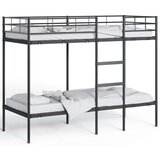 vidaXL Dvoposteljna postelja brez vzmetnice črna 80x200 cm jeklo | Shoptok.si