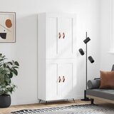 vidaXL Visoka komoda bijela 69 5x34x180 cm konstruirano drvo | shoptok.hr