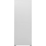 Ormarić za spise svjetlosivi 46 x 62 x 164 cm čelični | Eponuda.com