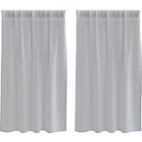 vidaXL Zavese z zavesami 2 pcs Temno siva 140 x 140 cm Poliester | Shoptok.si