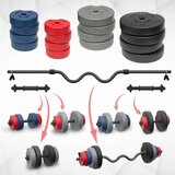 IRON SPORT set Tegovi set 48kg ez šipka i 2 male šipke | ePonuda.com