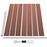  Set panela za ogradu WPC 699 x 146 cm smeđi | shoptok.hr