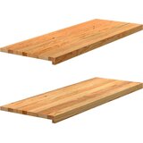  Prozorske klupice 2 kom svijetlosmeđe 110x40x2 cm masivne hrast | Eponuda.ba