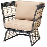 Garden Pleasure Bež metalna vrtna fotelja Paros – | shoptok.hr