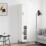 vidaXL Visoka komoda bijeli 34 5x34x180 cm od konstruiranog drva | shoptok.hr