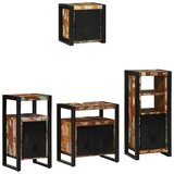  Set namještaja za kupaonicu 4 kom. Višebojno i crno | shoptok.hr