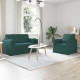 SOFA 2 pcs Tamnozelena Metal | shoptok.hr