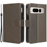 INORCO Ovitek za telefon iz PU usnja+PC za Google Pixel Fold, ovitek denarnice s stojalom z diamantno teksturo, (22033387) Cene