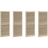  Vrata ormara 4 pcs Smeđa 140.5 x 59.5 x 2.1 cm Masivna borovina | shoptok.hr