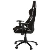 MID.YOU Gaming Stol League Pro I, Črna, Bela | Shoptok.si