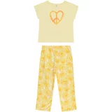 Carter's Pidžama set žuta / zlatno žuta / svijetložuta / bijela