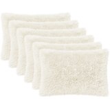  Presvlaka za jastuk 6 pcs HEERLEN Bijela 40 x 60 cm PV flis | shoptok.hr