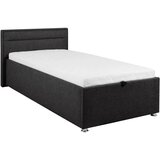 Livetastic OBLAZINJENA POSTELJA 90 cm x 200 cm , les, kovina, umetna masa, tekstil antracit Slike