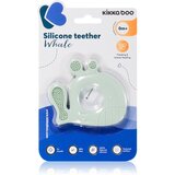 Kikka Boo Silicone Teether Whale grickalica za bebe Mint 1 kom Cijene