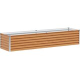  Vrtna visoka greda 195 x 50 x 36 cm Cinkana jeklena, (5000287760) | Shoptok.si