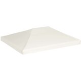  Pokrov za sjenicu 310 g/m² 4 x 3 m krem-bijeli | shoptok.hr