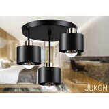  Luster na šipci 3xE27/35W/230V prečnik 30 cm crna/zlatna | Eponuda.com