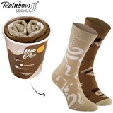 ZOOKSY/RAINBOW SOCKS Rainbow Socks Caffe Latte 1 Pair | Shoptok.si