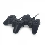 USB JPD-UDV2-11 dvojni double vibration, crni gamepad
