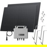 ECOFLOW Stream - Solarna Elektrana za Vrt / Dvorište - Podesivo - Mikroinverter + 2x400W Solarni Paneli | shoptok.hr